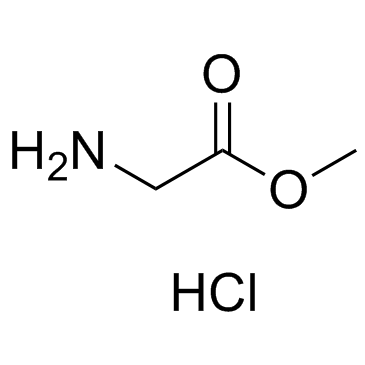 Structure of 5680-79-5 | Methyl 2-aminoacetate hydrochloride
