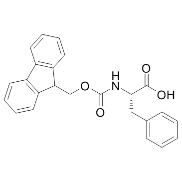Structure of 35661-40-6 | (((9H-Fluoren-9-yl)methoxy)carbonyl)-L-phenylalanine