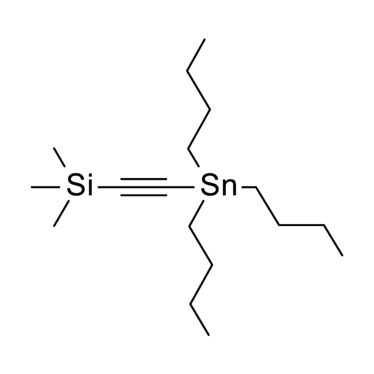 Structure of 81353-38-0 | Trimethyl(2-tributylstannylethynyl)silane