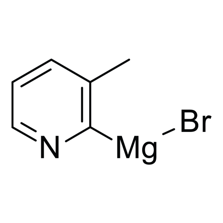 Structure of 661458-30-6 | 3-Methylpyridin-2-ylmagnesium bromide, 0.25 M in THF
