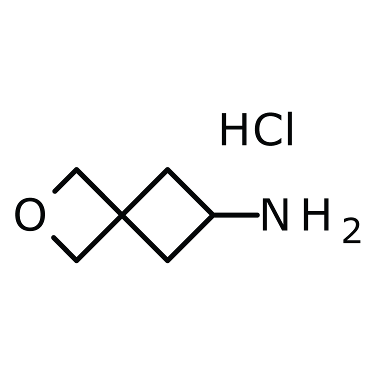 Structure of 1523618-04-3 | 6-amino-2-oxa-spiro[3.3]heptane hydrochloride