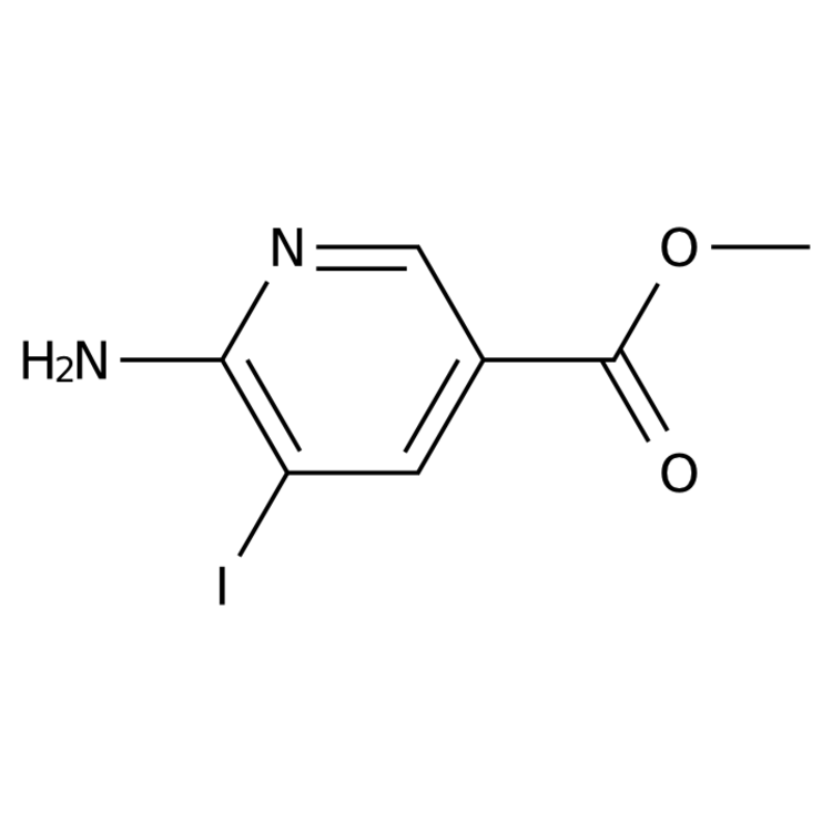 Structure of 211308-80-4 | methyl 6-amino-5-iodopyridine-3-carboxylate