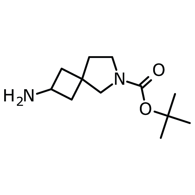 Structure of 1239319-94-8 | 2-Amino-6-aza-spiro[3.4]octane-6-carboxylic acid tert-butyl ester
