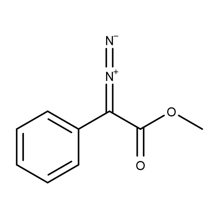 Structure of 22979-35-7 | Methyl diazophenylacetate