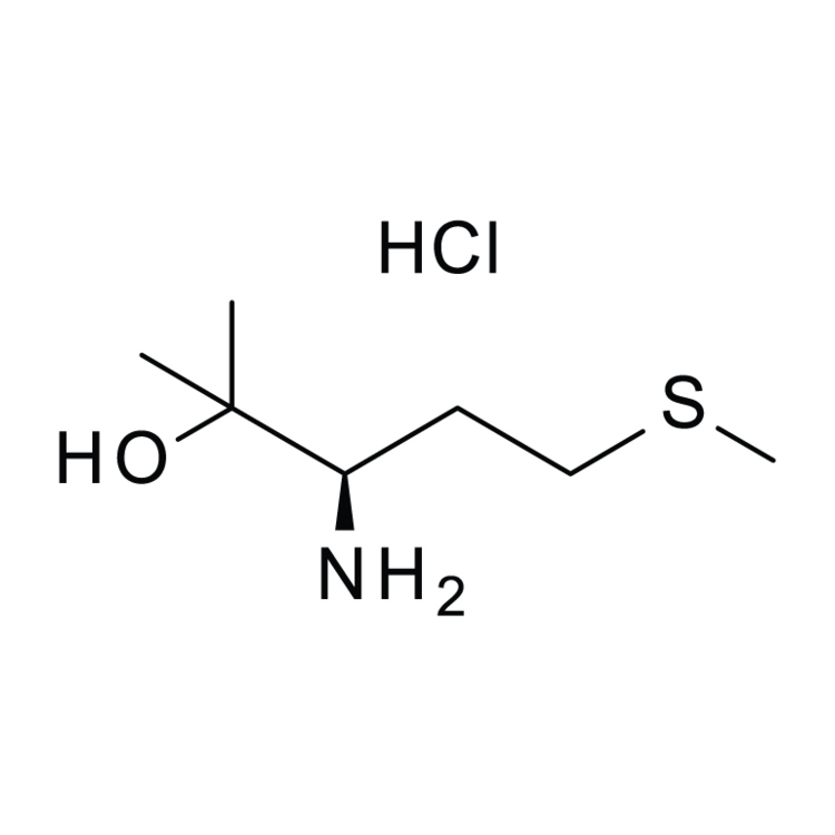 Structure of 1408229-31-1 | (3R)-3-amino-2-methyl-5-(methylsulfanyl)pentan-2-ol hydrochloride
