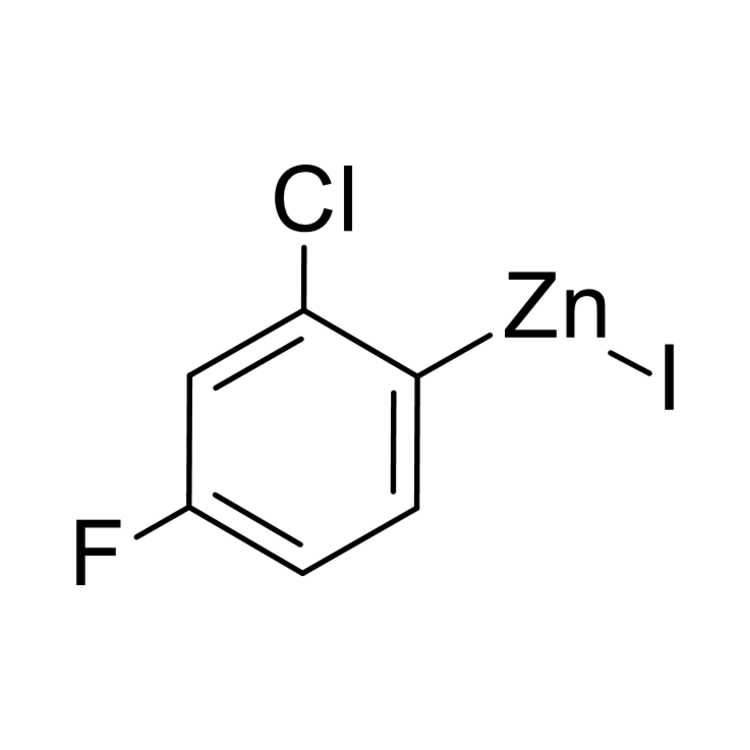2-Chloro-4-fluorophenylzinc iodide, 0.50 M in THF