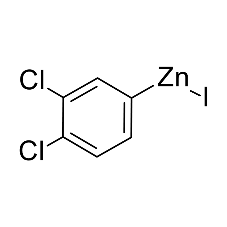 Structure of 312692-85-6 | 3,4-Dichlorophenylzinc iodide, 0.50 M in THF