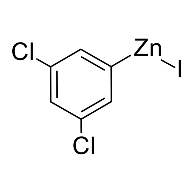 Structure of 312692-86-7 | 3,5-Dichlorophenylzinc iodide, 0.50 M in THF