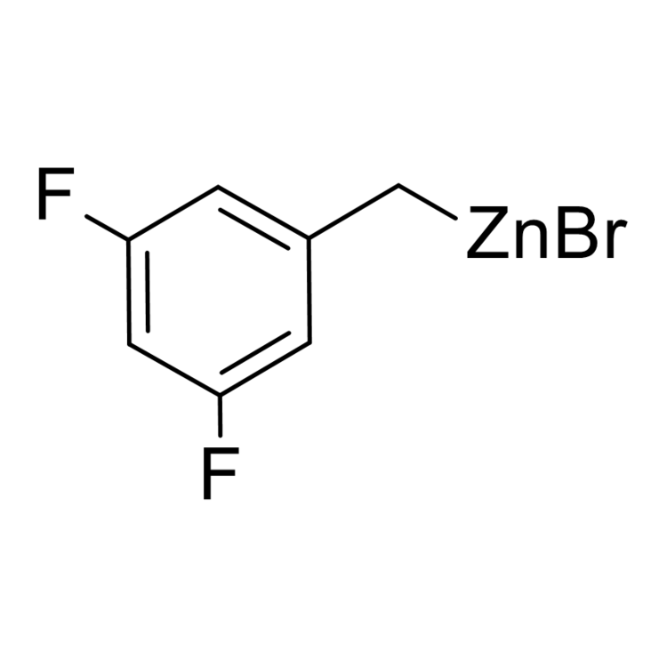 Structure of 308796-30-7 | 3,5-Difluorobenzylzinc bromide, 0.50 M in THF