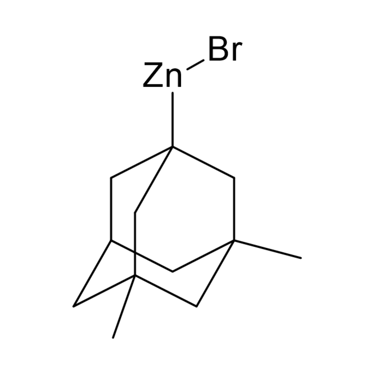 Structure of 312692-99-2 | 3,5-Dimethyl-1-adamantylzinc bromide, 0.50 M in THF