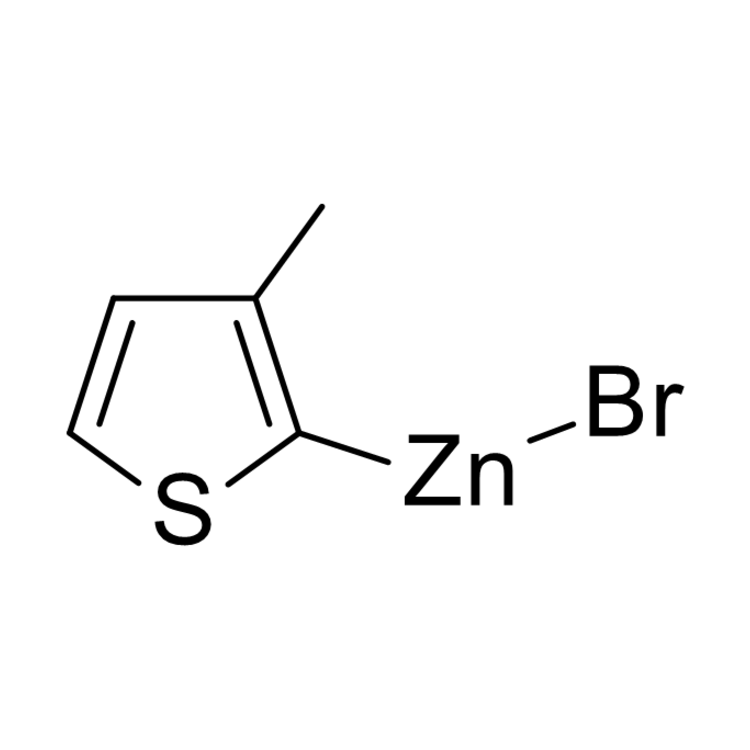 Structure of 312693-45-1 | 3-Methyl-2-thienylzinc bromide, 0.50 M in THF