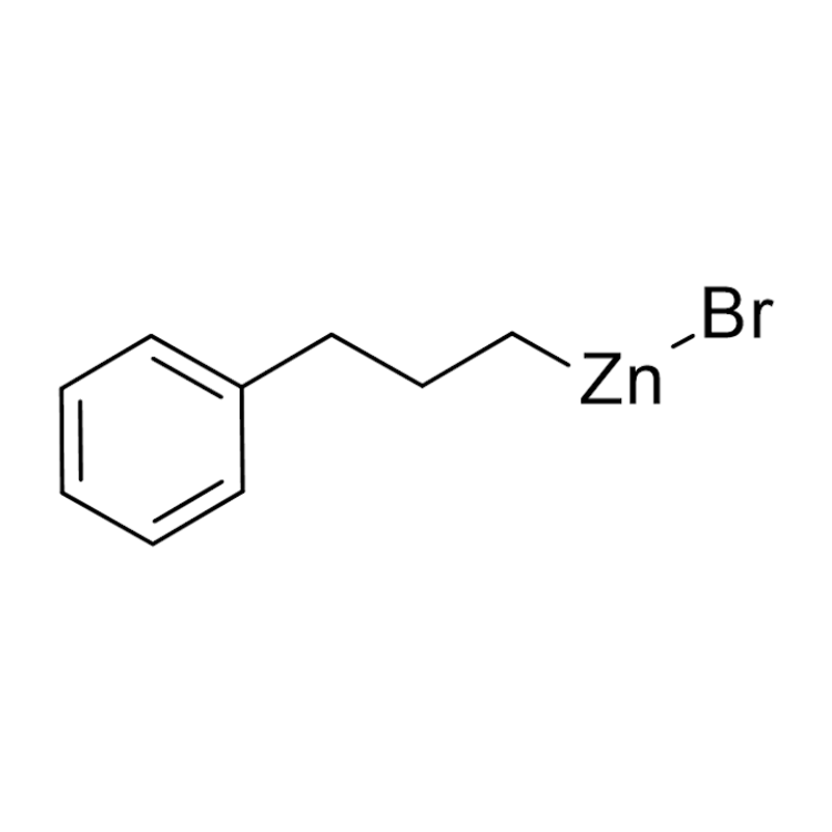 Structure of 626207-42-9 | 3-Phenyl-1-propylzinc bromide, 0.50 M in THF
