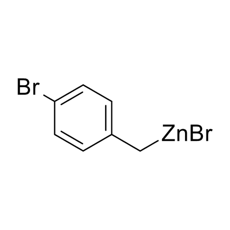 Structure of 115055-85-1 | 4-Bromobenzylzinc bromide, 0.50 M in THF