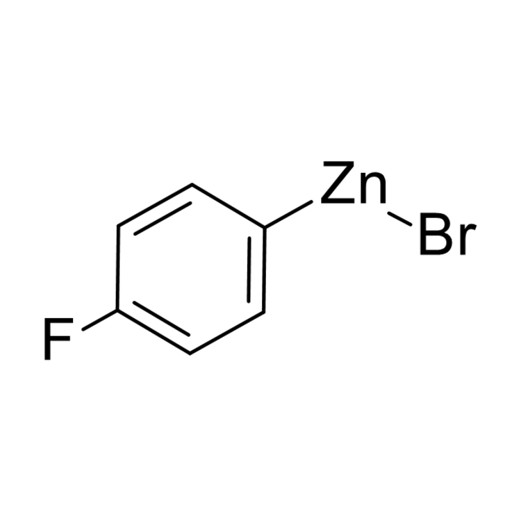 Structure of 181705-93-1 | 4-Fluorophenylzinc bromide, 0.50 M in THF