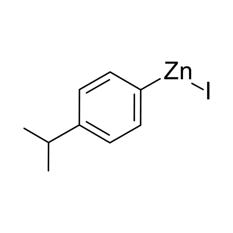 Structure of 308796-20-5 | 4-Isopropylphenylzinc iodide, 0.50 M in THF