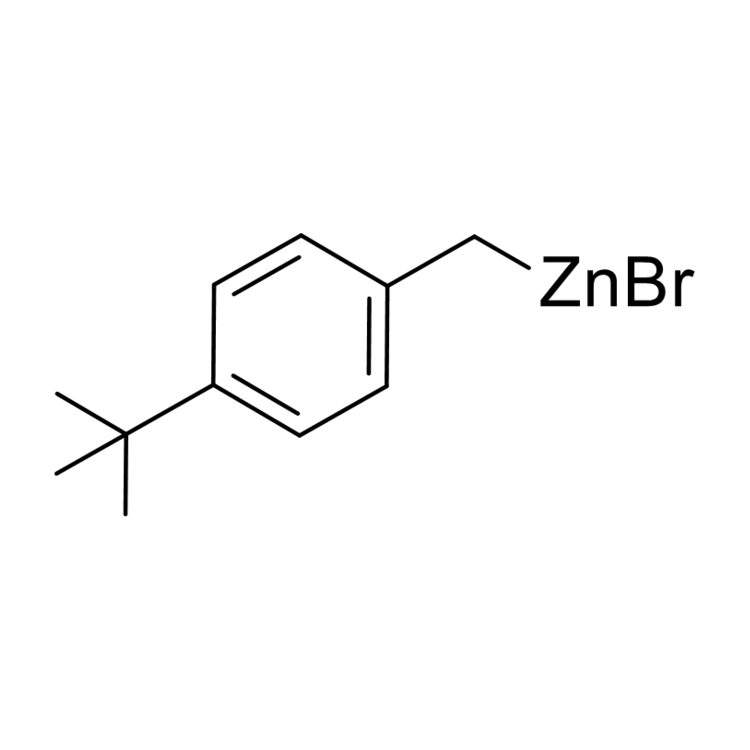 Structure of 737797-48-7 | 4-tert-Butylbenzylzinc bromide, 0.50 M in THF