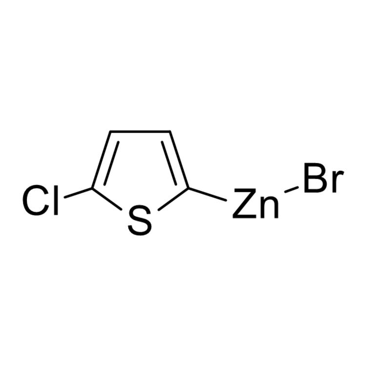 Structure of 312624-22-9 | 5-Chloro-2-thienylzinc bromide, 0.50 M in THF