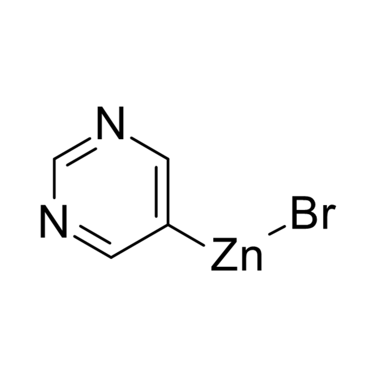 Structure of 1227941-02-7 | Pyrimidin-5-ylzinc bromide, 0.50 M in THF