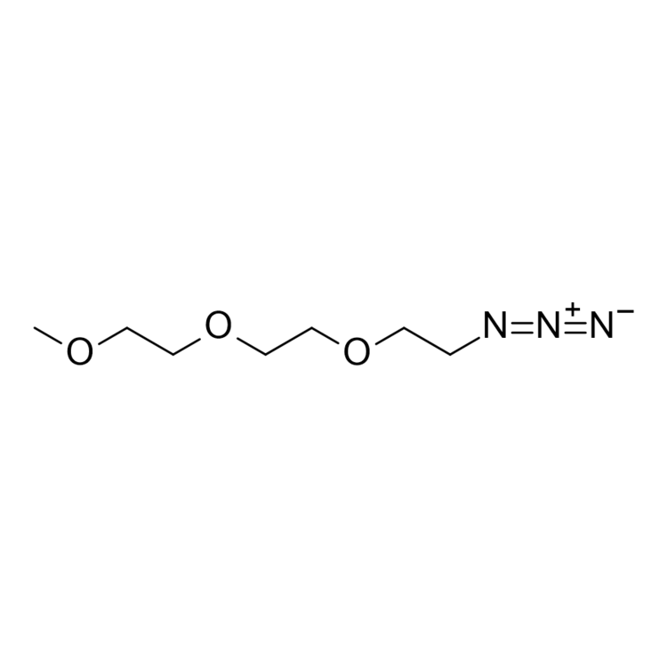 Structure of 74654-06-1 | 1-Azido-2-(2-(2-methoxyethoxy)ethoxy)ethane