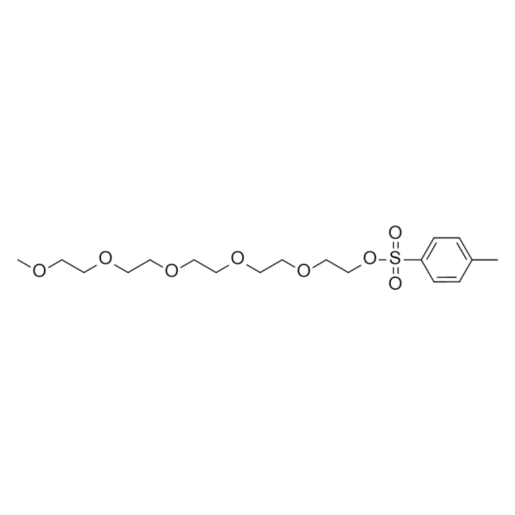 Structure of 80755-67-5 | 2,5,8,11,14-Pentaoxahexadecan-16-yl 4-methylbenzenesulfonate