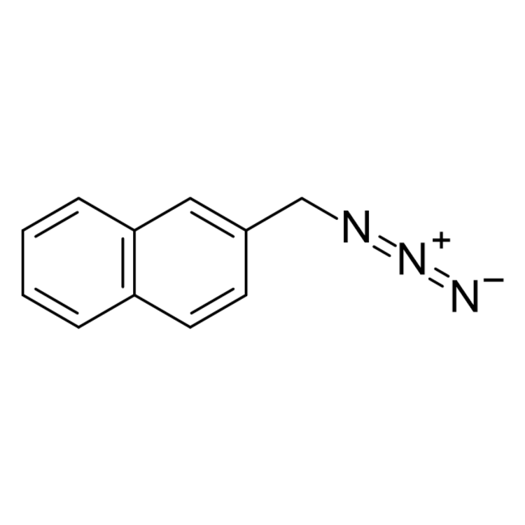 Structure of 164269-42-5 | 2-(Azidomethyl)naphthalene