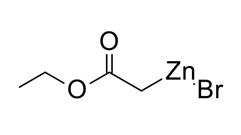 Structure of 5764-82-9 | (2-ethoxy-2-oxo-ethyl)zinc bromide, 0.50 M in THF
