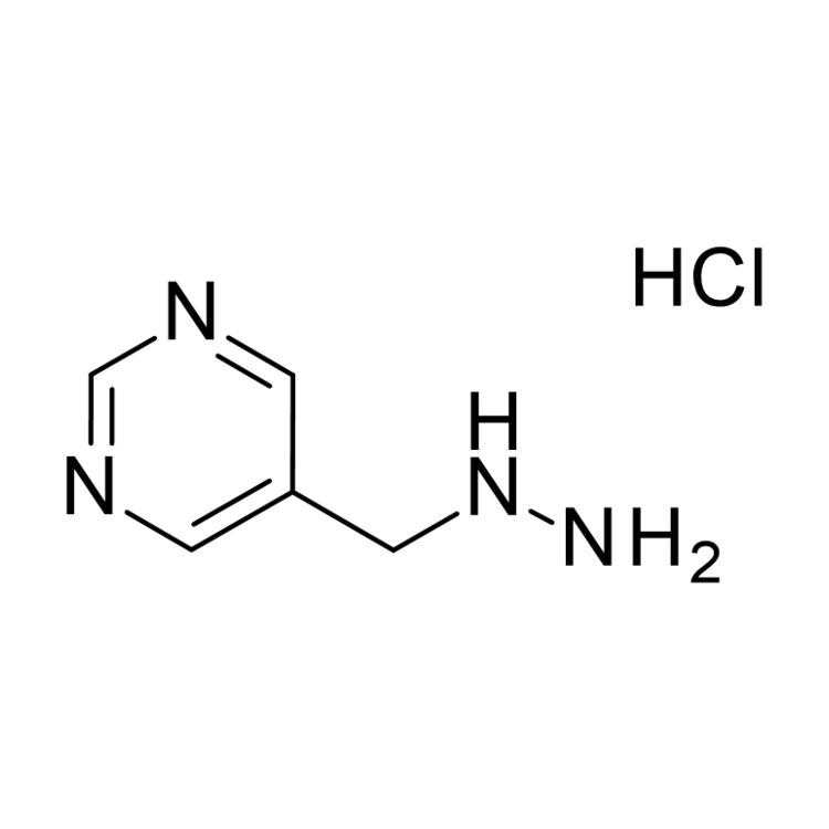 Pyrimidin-5-ylmethylhydrazine hydrochloride
