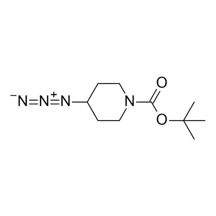 Structure of 180695-80-1 | tert-Butyl 4-azidopiperidine-1-carboxylate