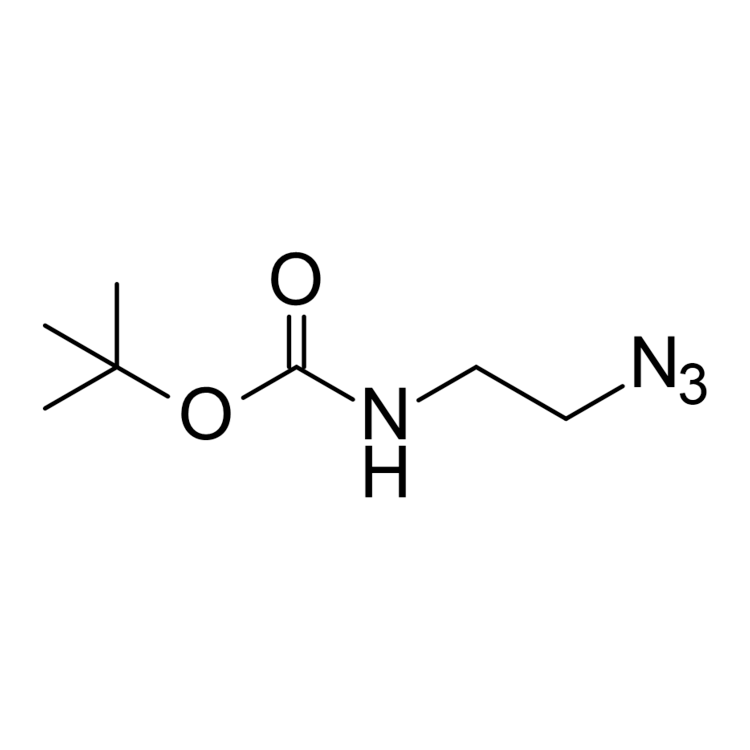Structure of 117861-38-8 | N-Boc-2-azidoethylamine