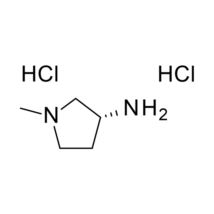 Structure of 403712-80-1 | (3R)-1-Methylpyrrolidin-3-amine dihydrochloride