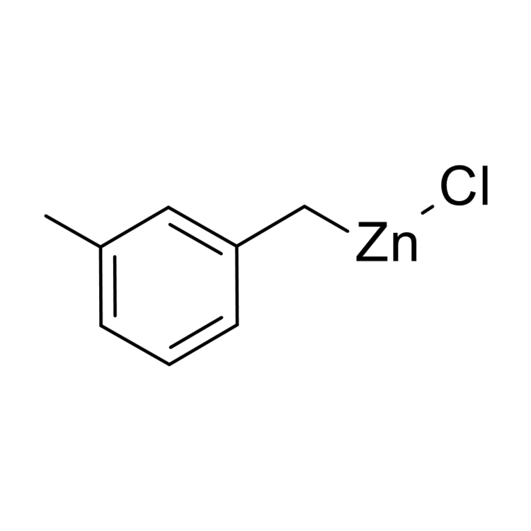 Structure of 312693-20-2 | 3-Methylbenzylzinc chloride, 0.50 M in THF