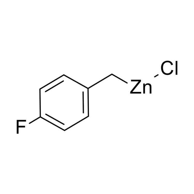 Structure of 312693-07-5 | 4-Fluorobenzylzinc chloride, 0.50 M in THF
