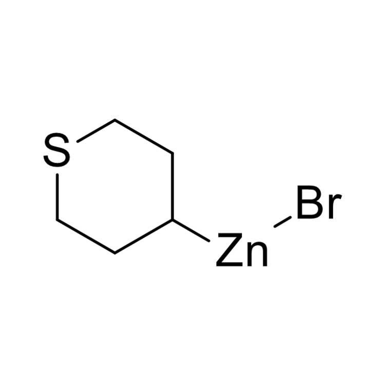 Structure of 2765568-24-7 | (Tetrahydrothiopyran-4-yl)zinc bromide, 0.50 M in THF