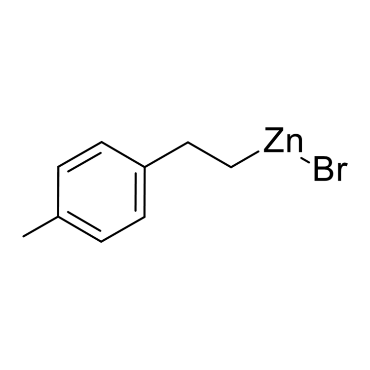 Structure of 2765568-25-8 | [2-(4-Methylphenyl)ethyl]zinc bromide, 0.50 M in THF