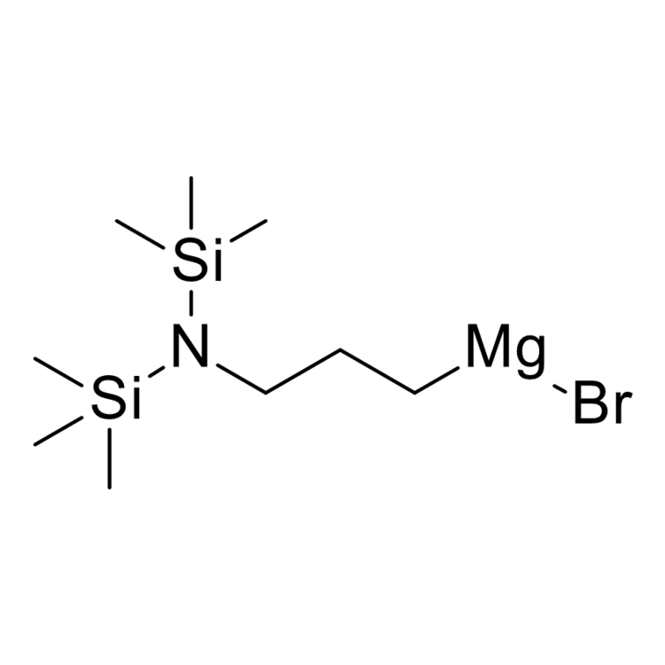 Structure of 455331-41-6 | 3-[bis(trimethylsilyl)amino]propylmagnesium bromide, 0.50 M in THF