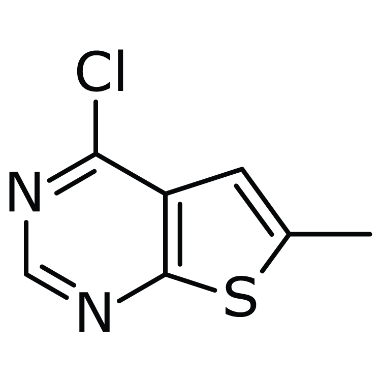 Structure of 106691-21-8 | 4-Chloro-6-methylthieno[2,3-d]pyrimidine