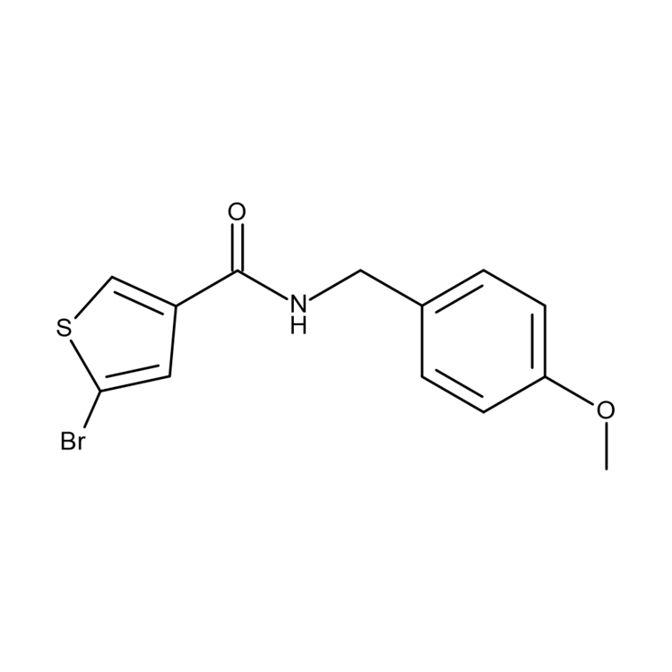5-bromo-N-(4-methoxybenzyl)thiophene-3-carboxamide