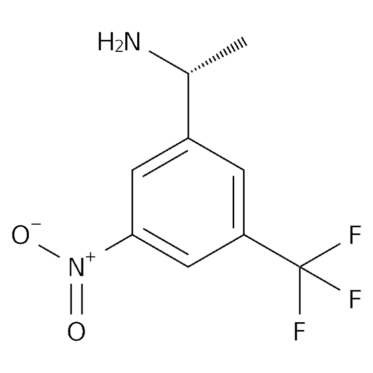 Structure of 1213678-78-4 | (R)-1-(3-nitro-5-(trifluoromethyl)phenyl)ethan-1-amine
