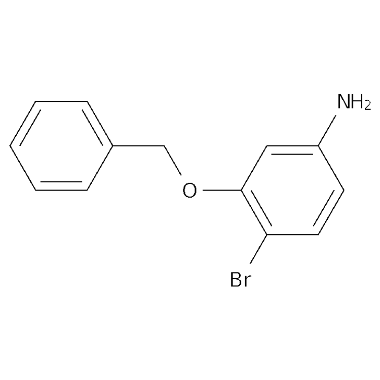 Structure of 127943-83-3 | 3-(benzyloxy)-4-bromoaniline