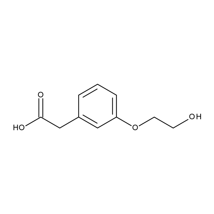 [3-(2-hydroxyethoxy)phenyl]acetic acid
