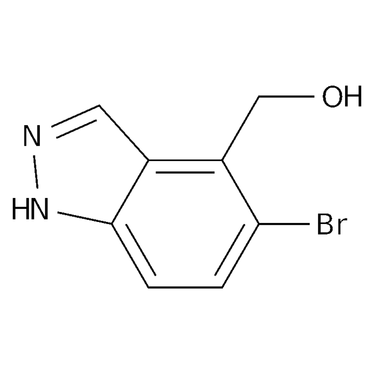 Structure of 1934400-08-4 | (5-bromo-1H-indazol-4-yl)methanol