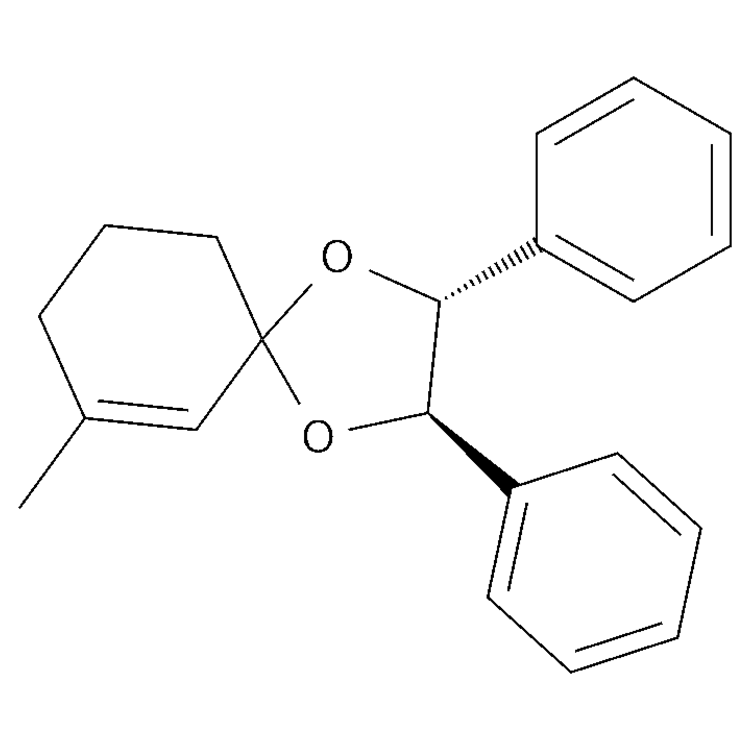 (2R,3R)-7-methyl-2,3-diphenyl-1,4-dioxaspiro[4.5]dec-6-ene - [AC77818]
