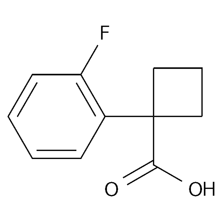Structure of 151157-48-1 | 1-(2-fluorophenyl)cyclobutane-1-carboxylic acid