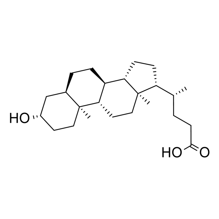 Structure of 1534-35-6 | (R)-4-((3S,5R,8R,9S,10S,13R,14S,17R)-3-hydroxy-10,13-dimethylhexadecahydro-1H-cyclopenta[a]phenanthren-17-yl)pentanoic acid