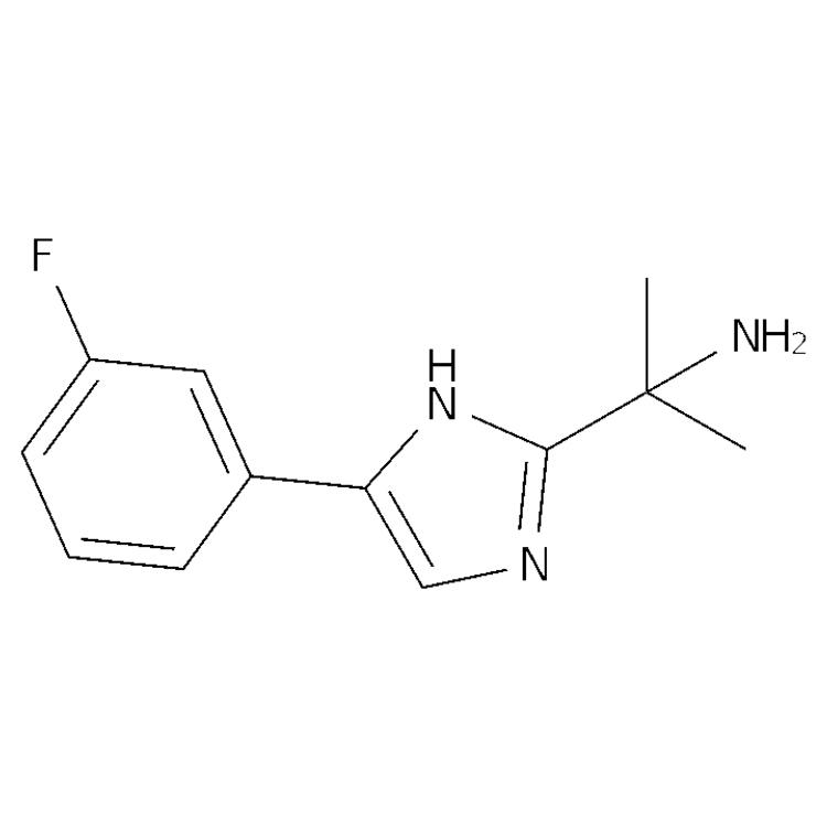 2-[4-(3-fluorophenyl)-3H-imidazol-2-yl]propan-2-amine
