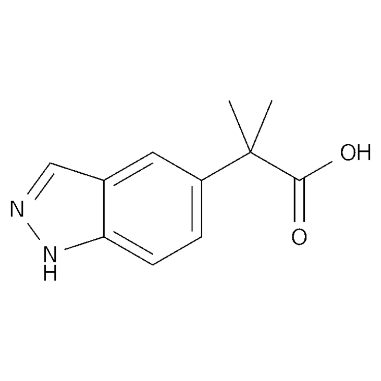 2-(1H-indazol-5-yl)-2-methylpropanoic acid