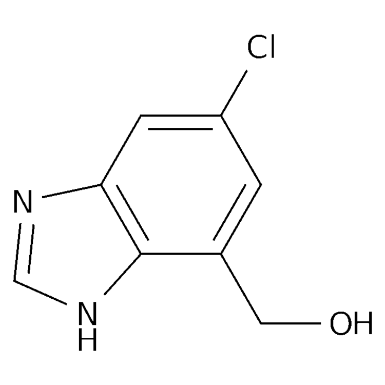 Structure of 1804268-73-2 | (6-chloro-3H-1,3-benzodiazol-4-yl)methanol