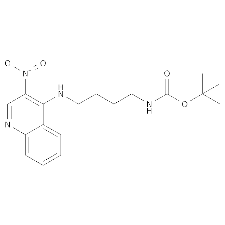 tert-butyl N-{4-[(3-nitroquinolin-4-yl)amino]butyl}carbamate