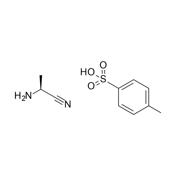 Structure of 2119588-41-7 | (2S)-2-aminopropanenitrile; 4-methylbenzenesulfonic acid