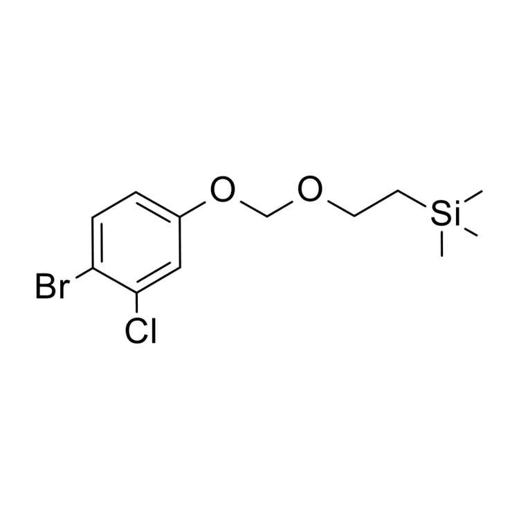 [2-(4-bromo-3-chlorophenoxymethoxy)ethyl]trimethylsilane